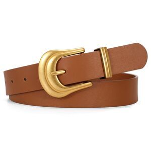 Women's Western Belt Vintage Brown Leather Waist Belt For Pants Jeans With🌹